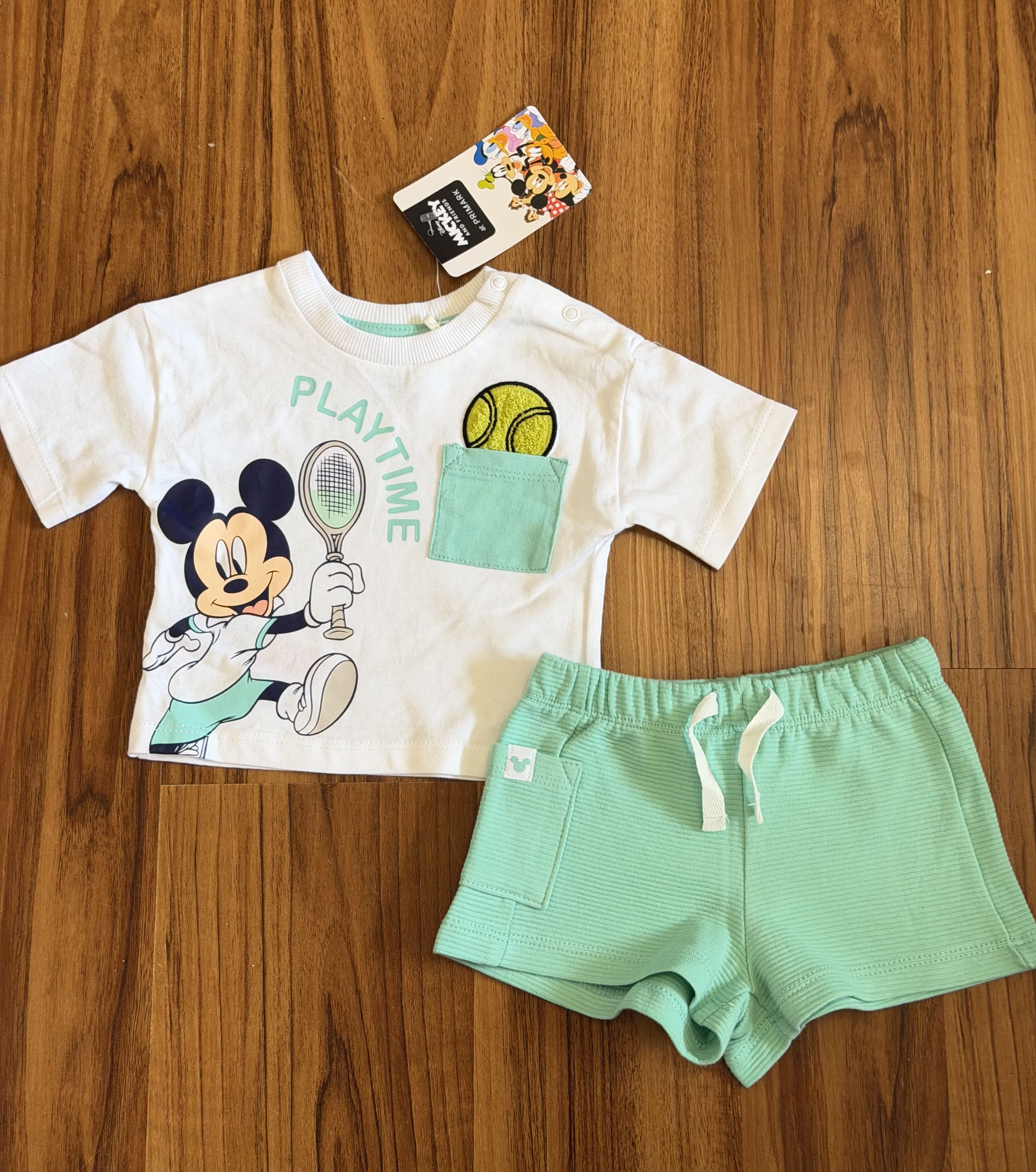 Original Disney Mickey Mouse T Short & Shorts Set