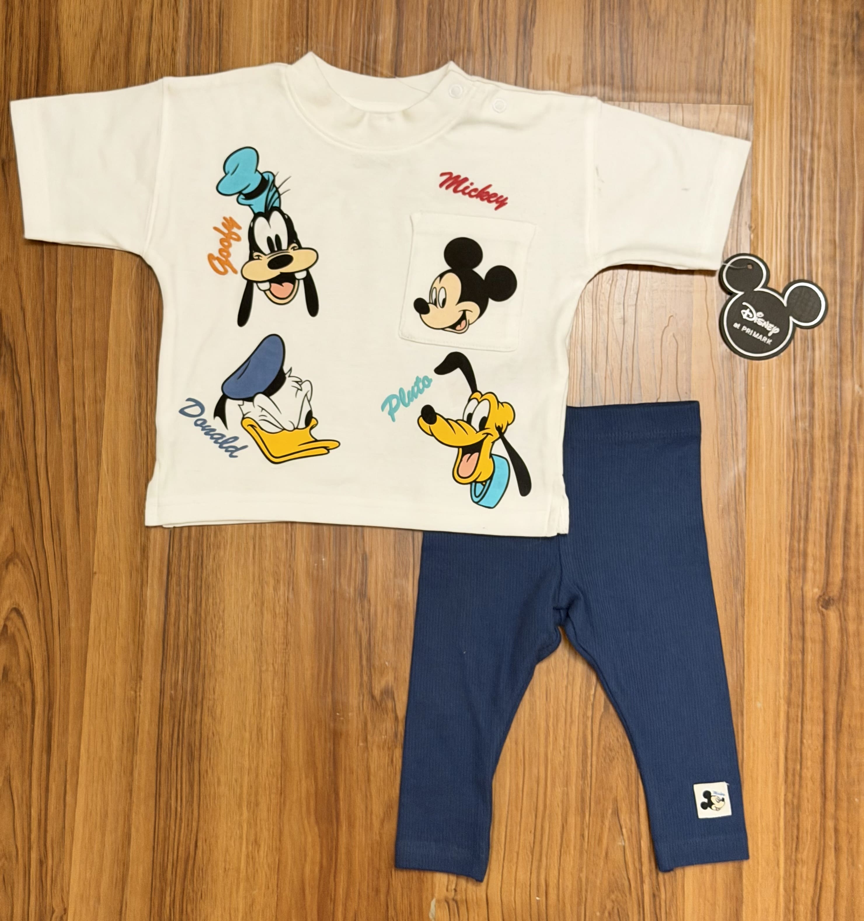 Mickey & Friends T Shirt & Trouser Set