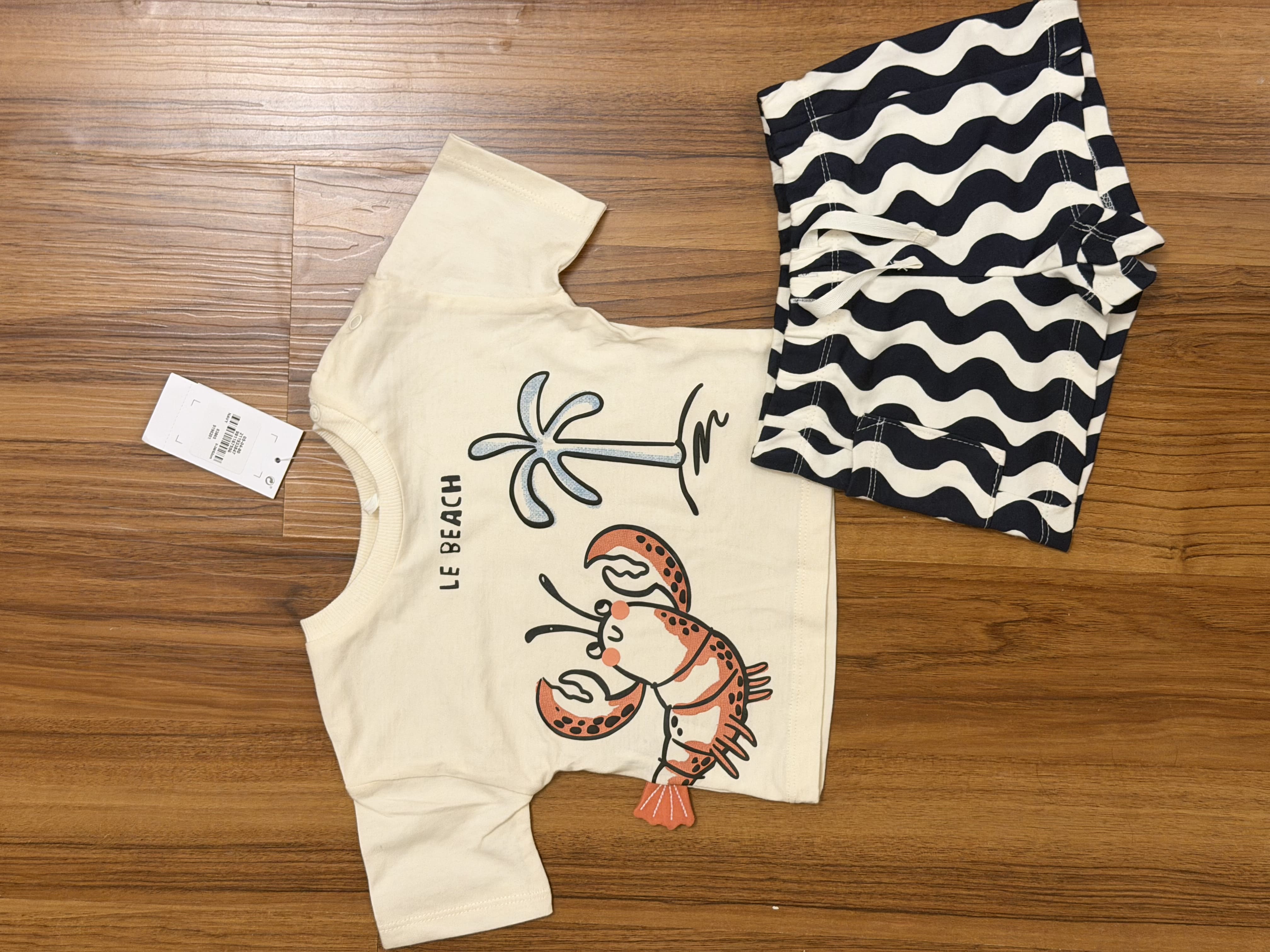 T Shirt & Shorts Set (Crab()