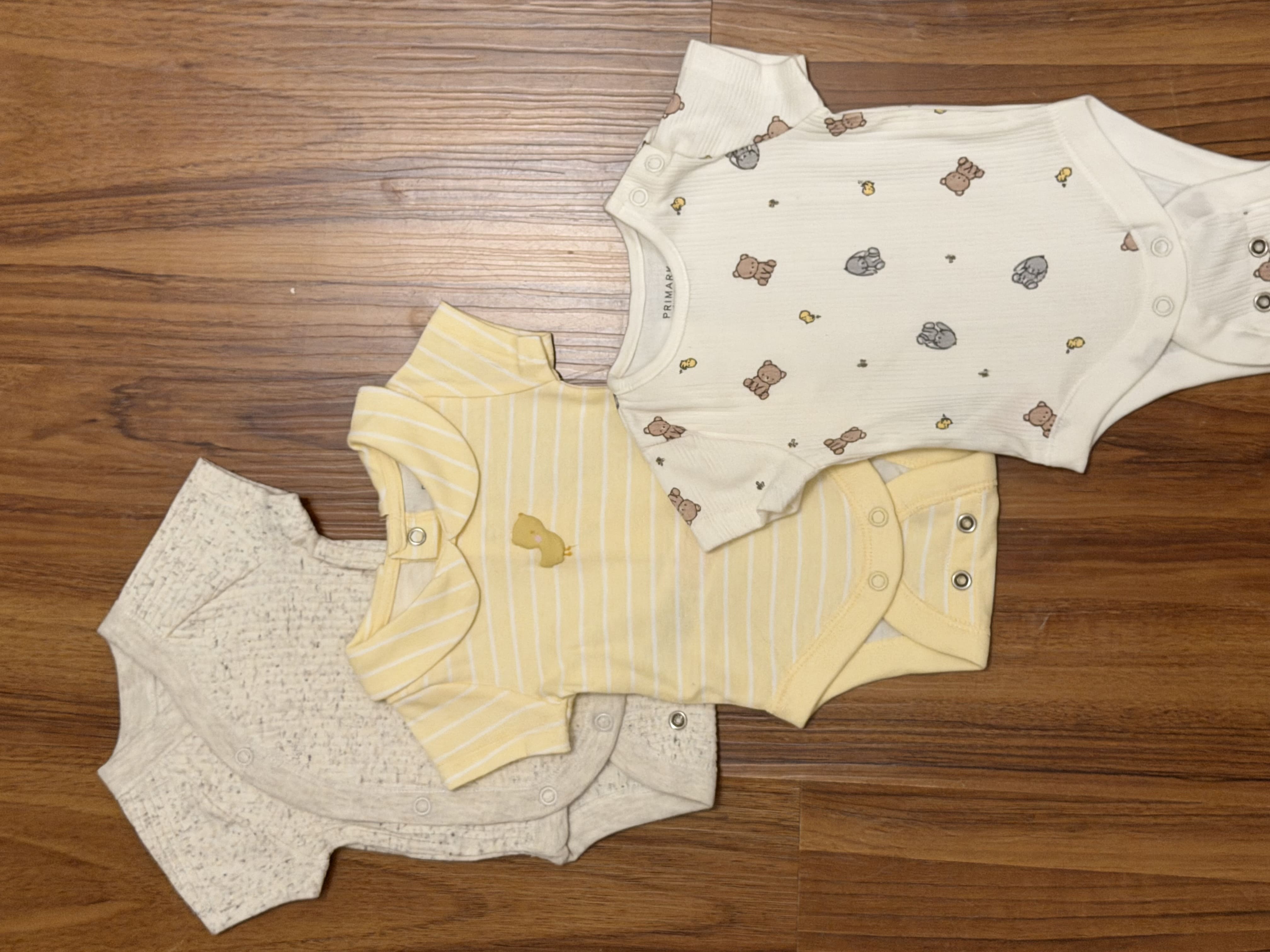 Pack of 3 Bodysuit Set (Duck Romper)