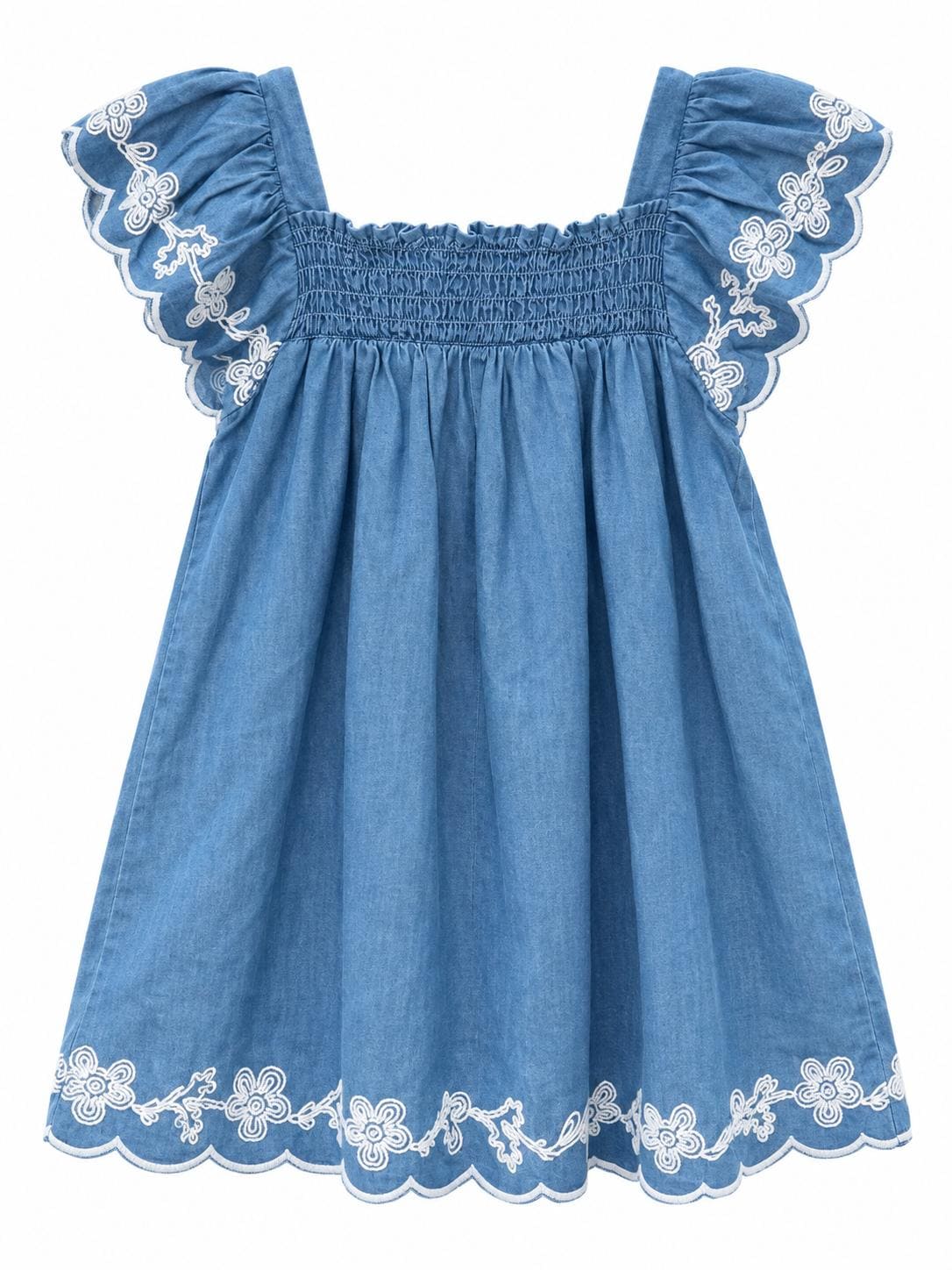 Blue Smock Dress