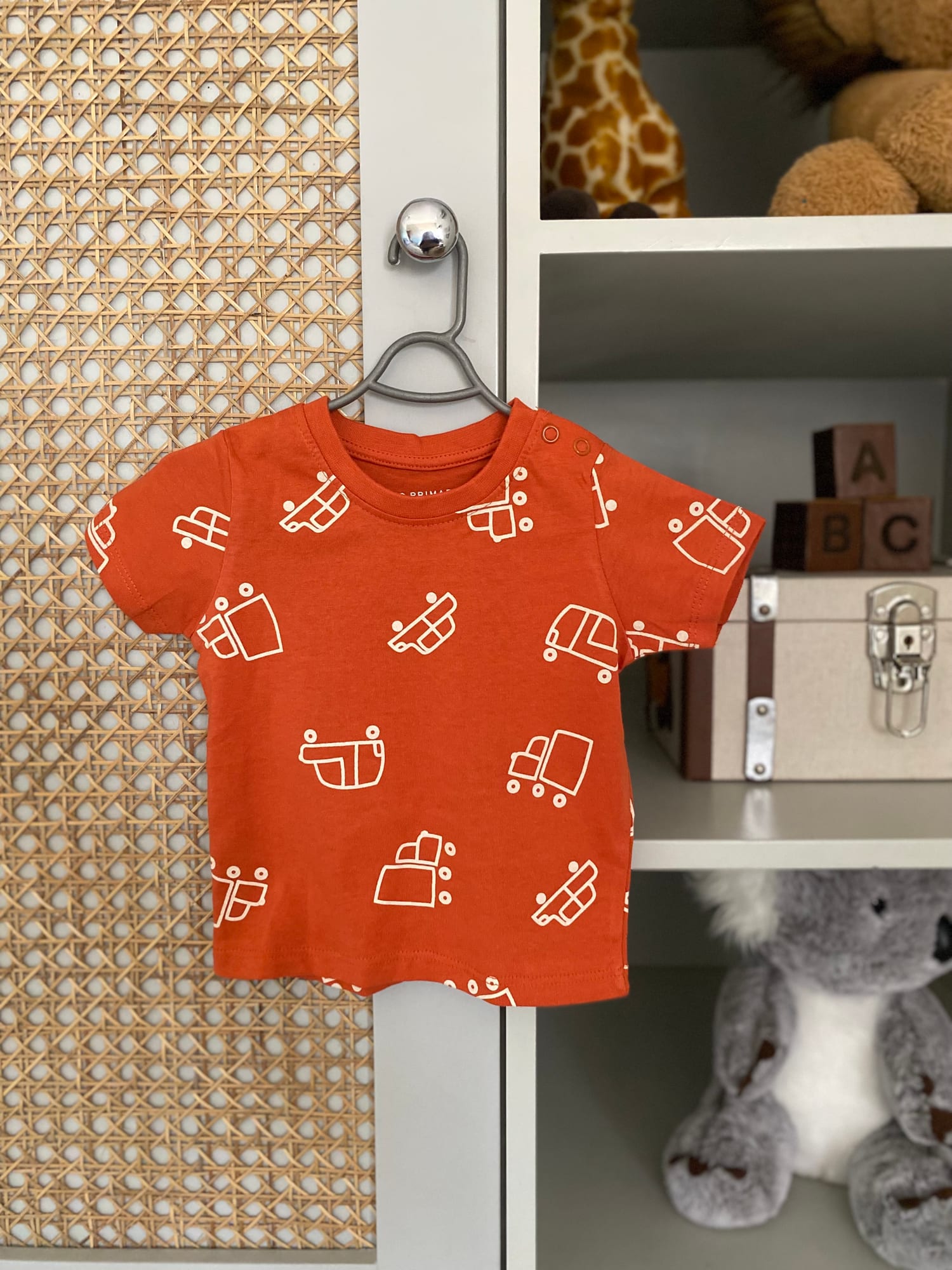 Orange Car T Shirt