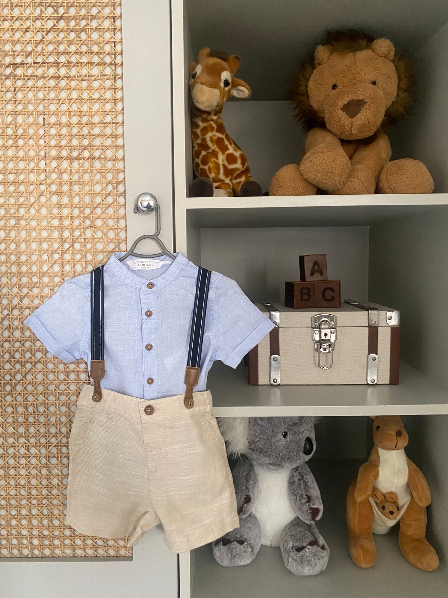 Shirt, Shorts & Suspenders Set