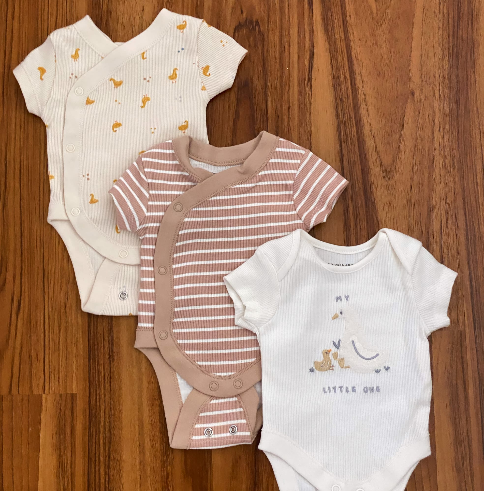 Pack of 3 Duck Rompers