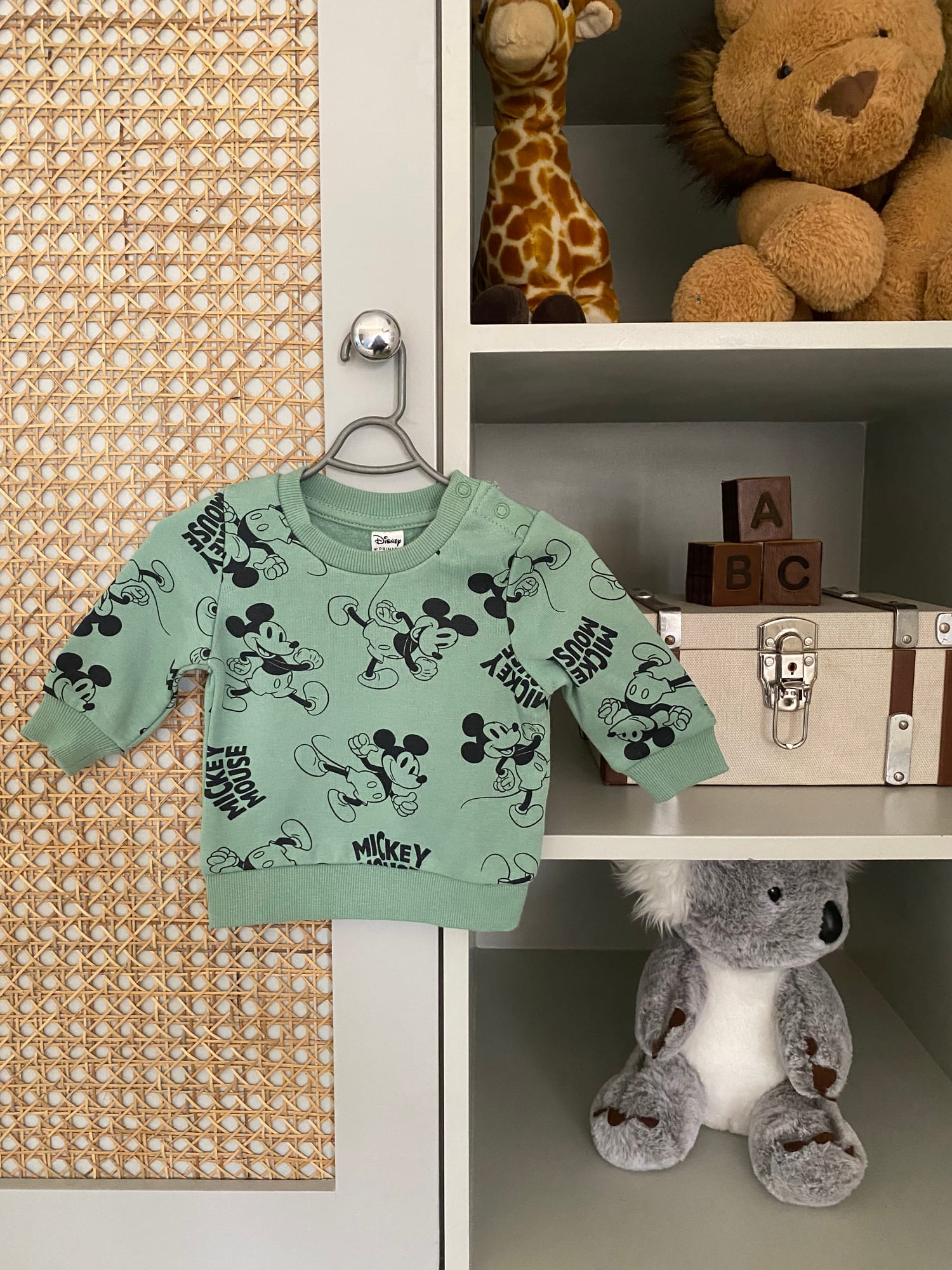 Green Mickey Mouse Sweatshirt