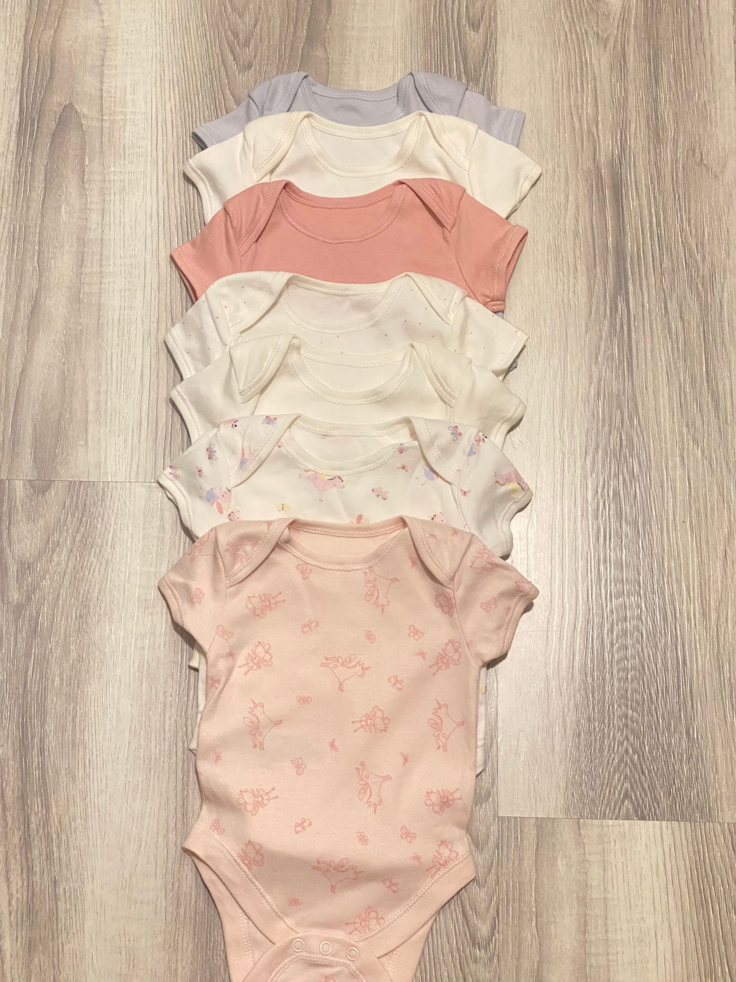 Pack of 7 Boydsuit Set (Unicorn)