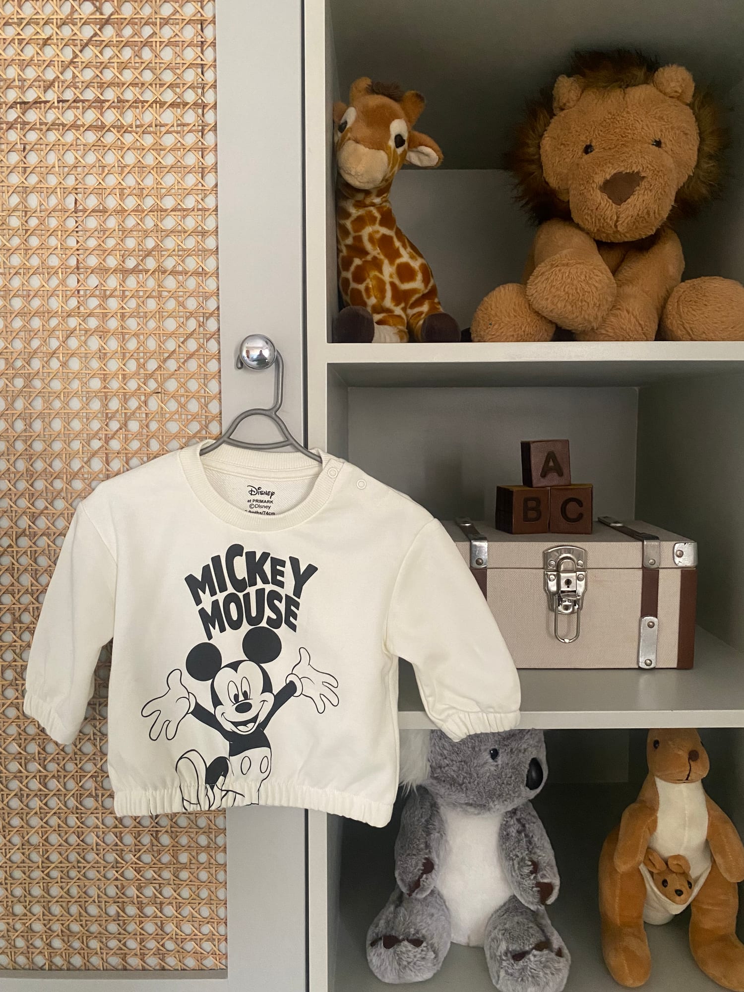 White Mickey Mouse Sweatshirt