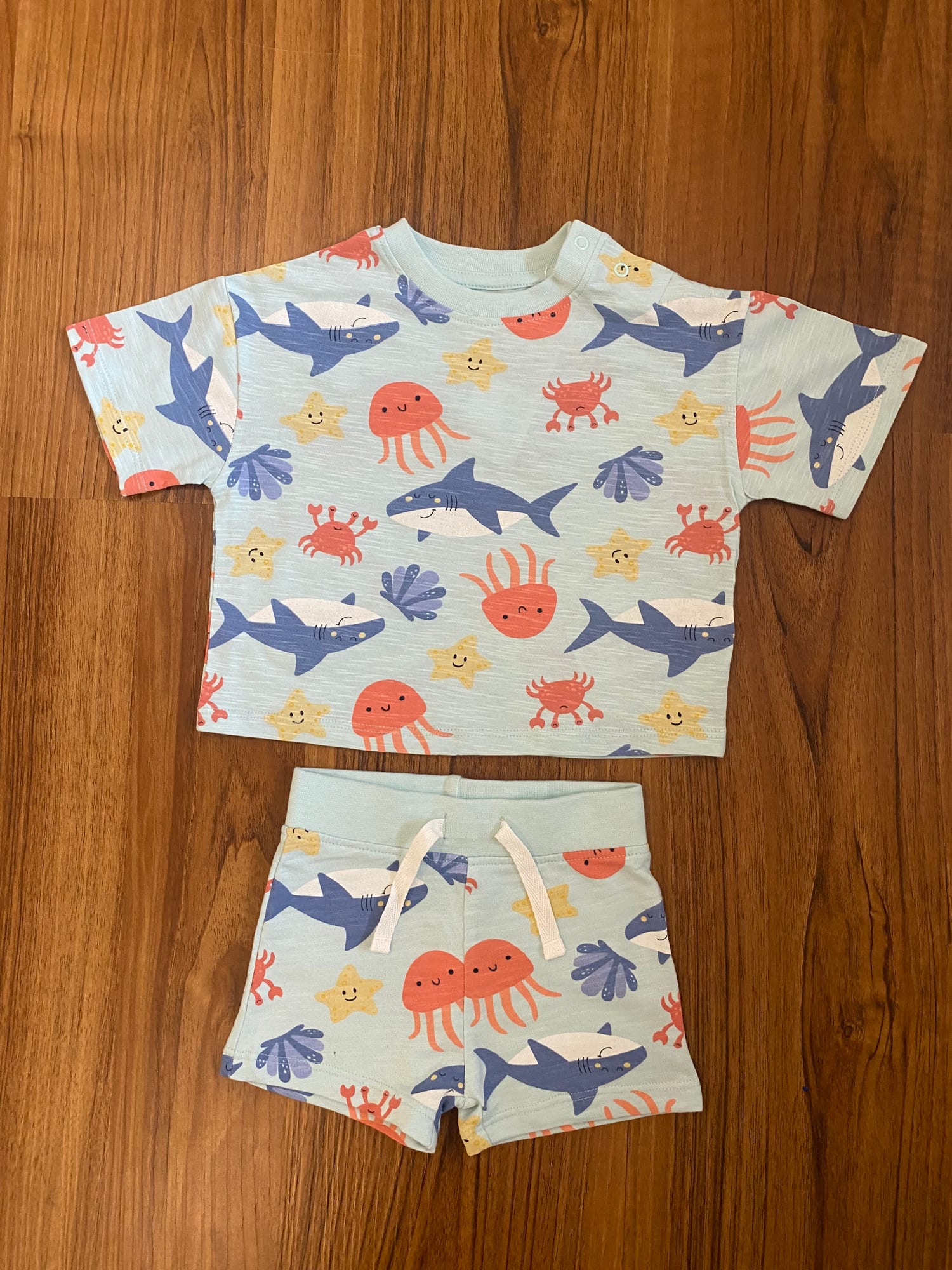 Ocean T Shirt & Shorts Set