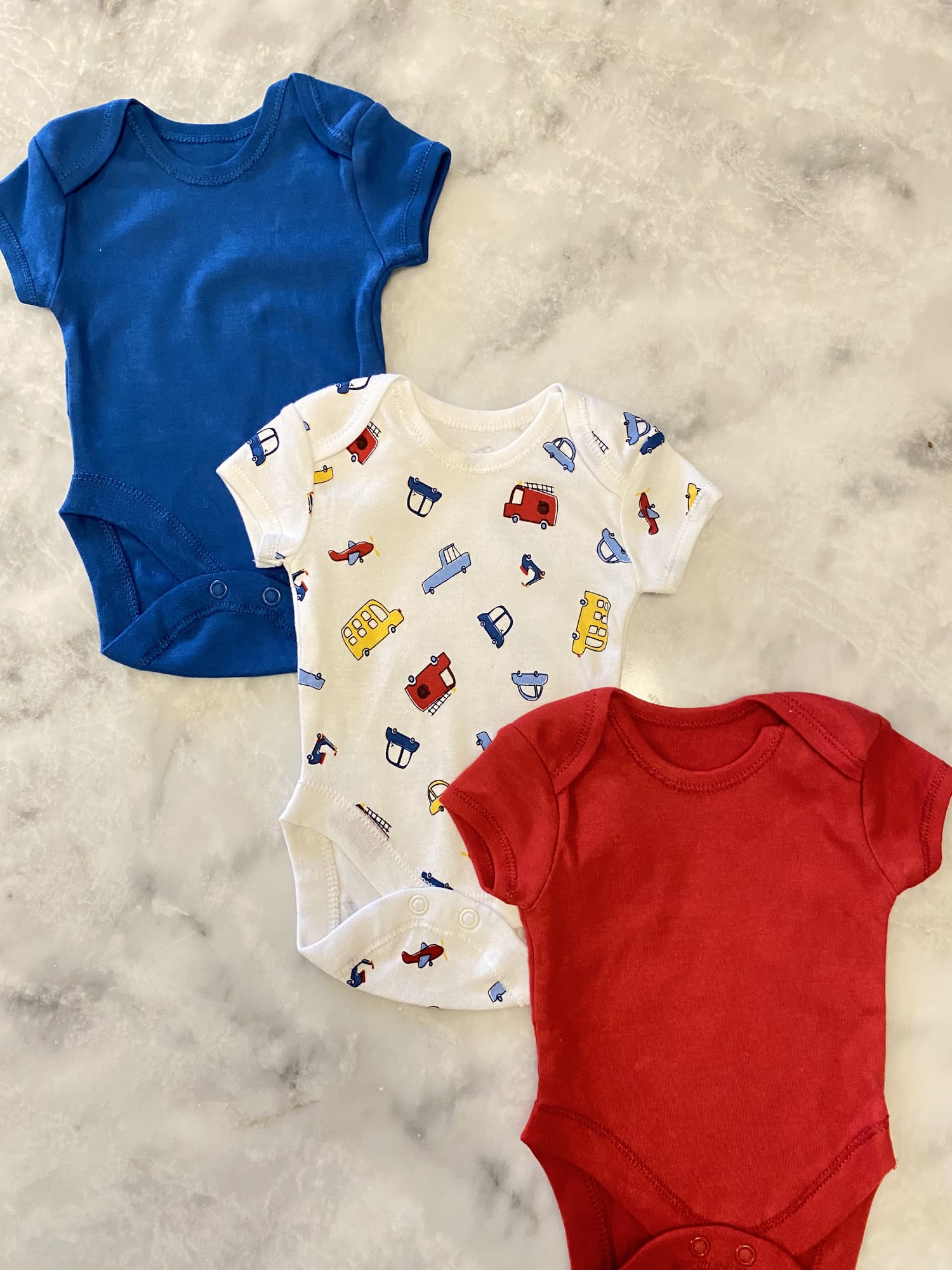 Car Pack of 3 Bodysuit Set