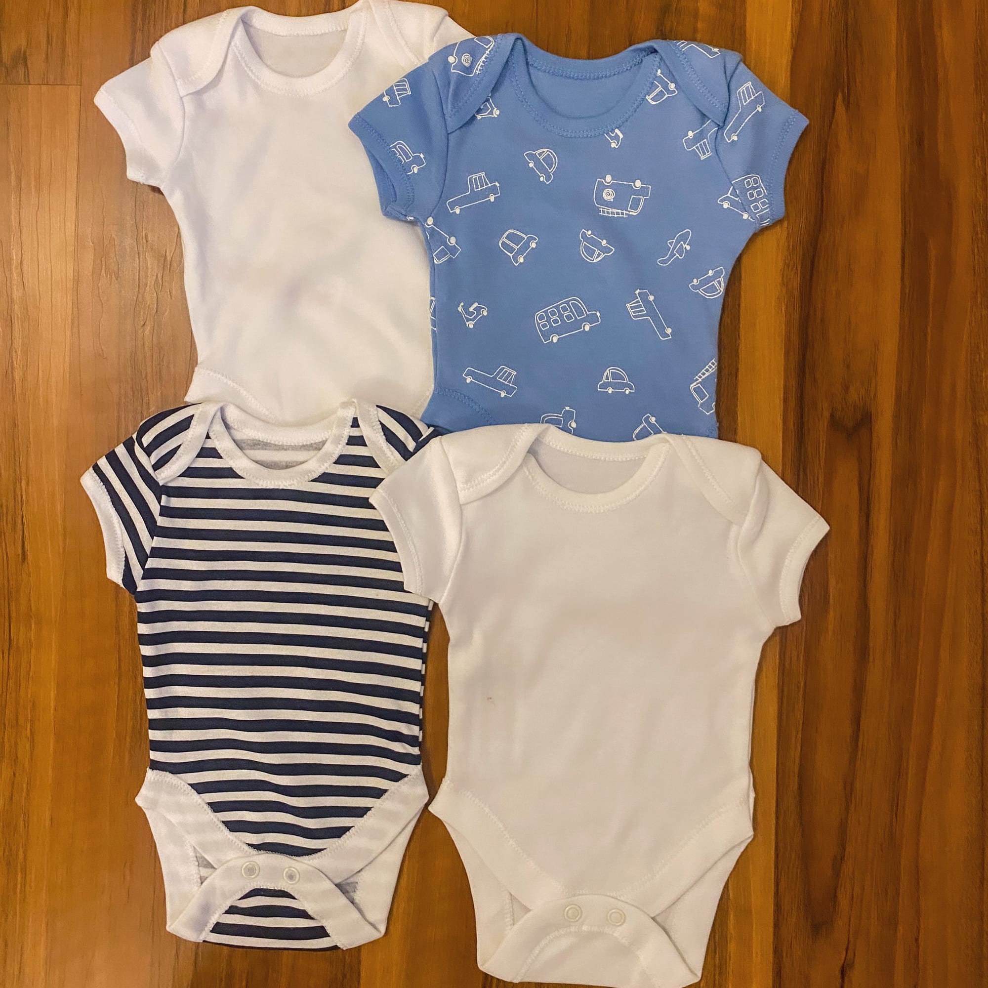 Car Pack of 4 Bodysuit Set