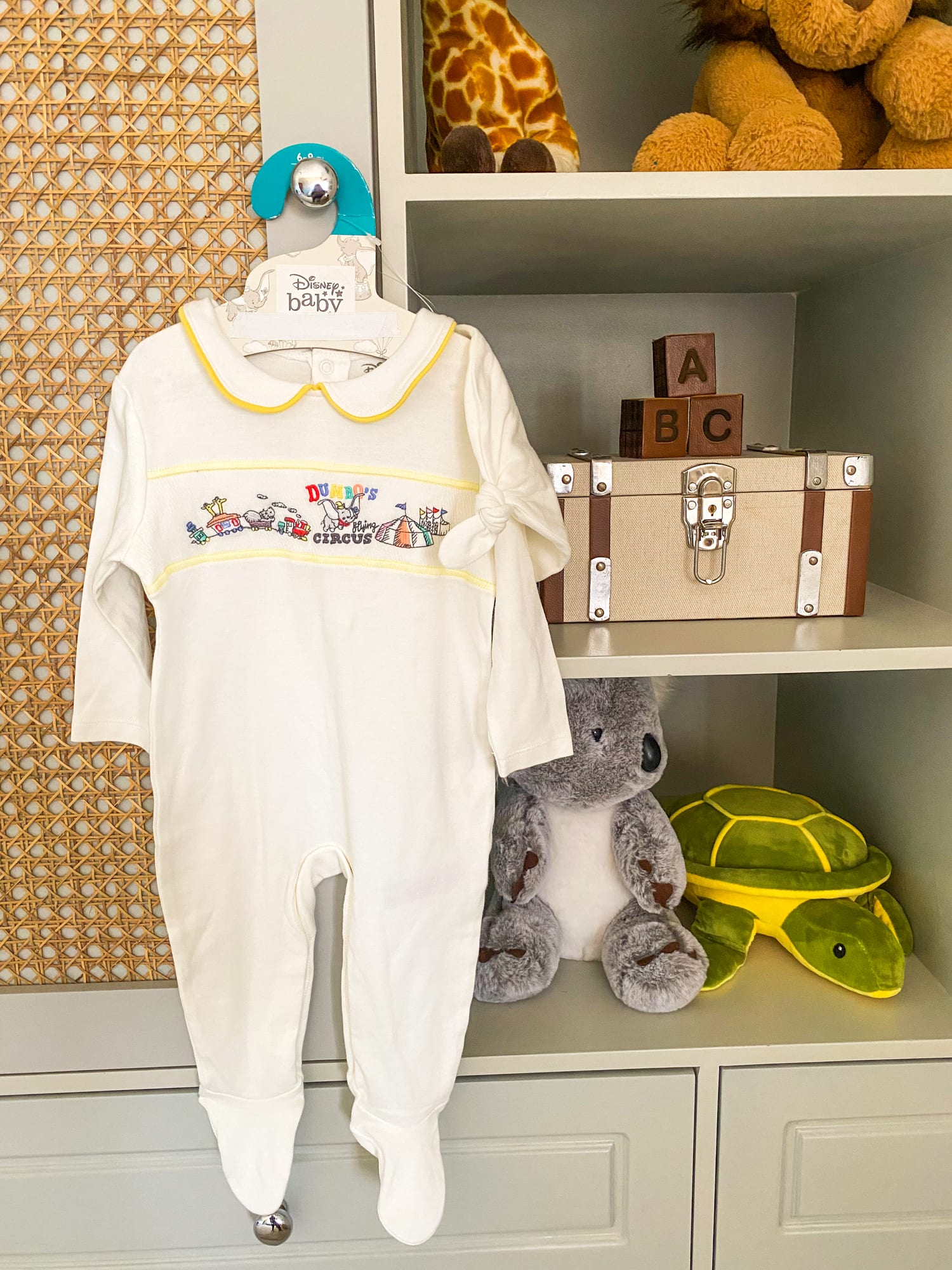 Original Disney Dumbo Sleepsuit & Matching Baby Cap Set - additional photo 3