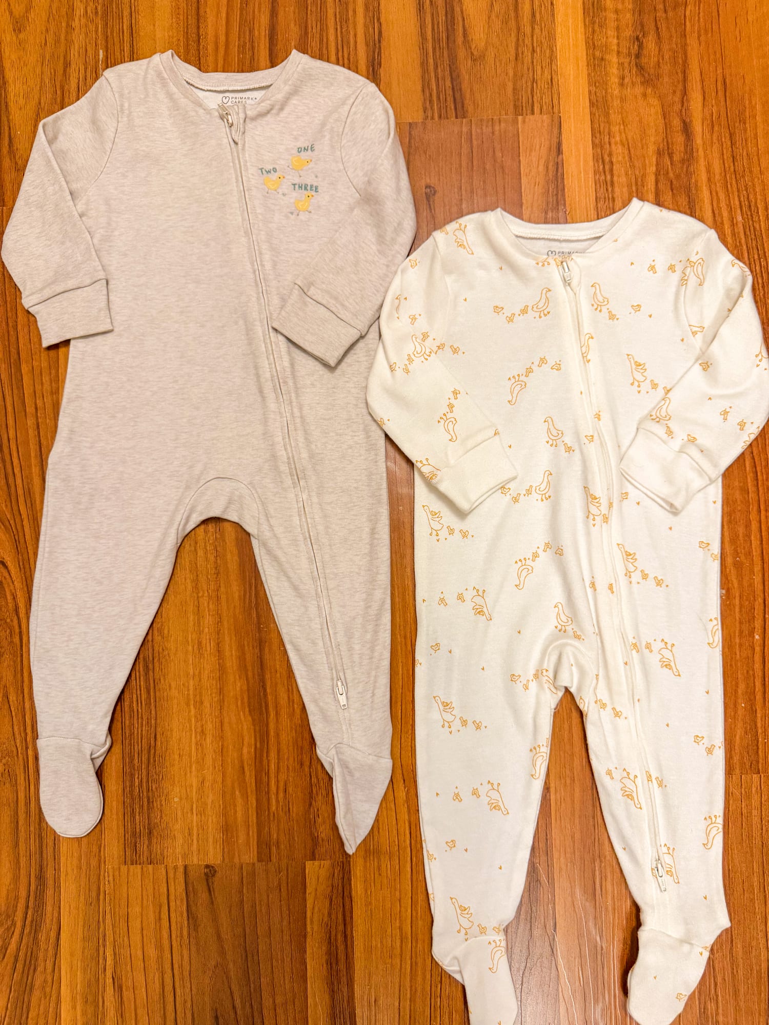 Pack of 2 Full Length Rompers (Duck)