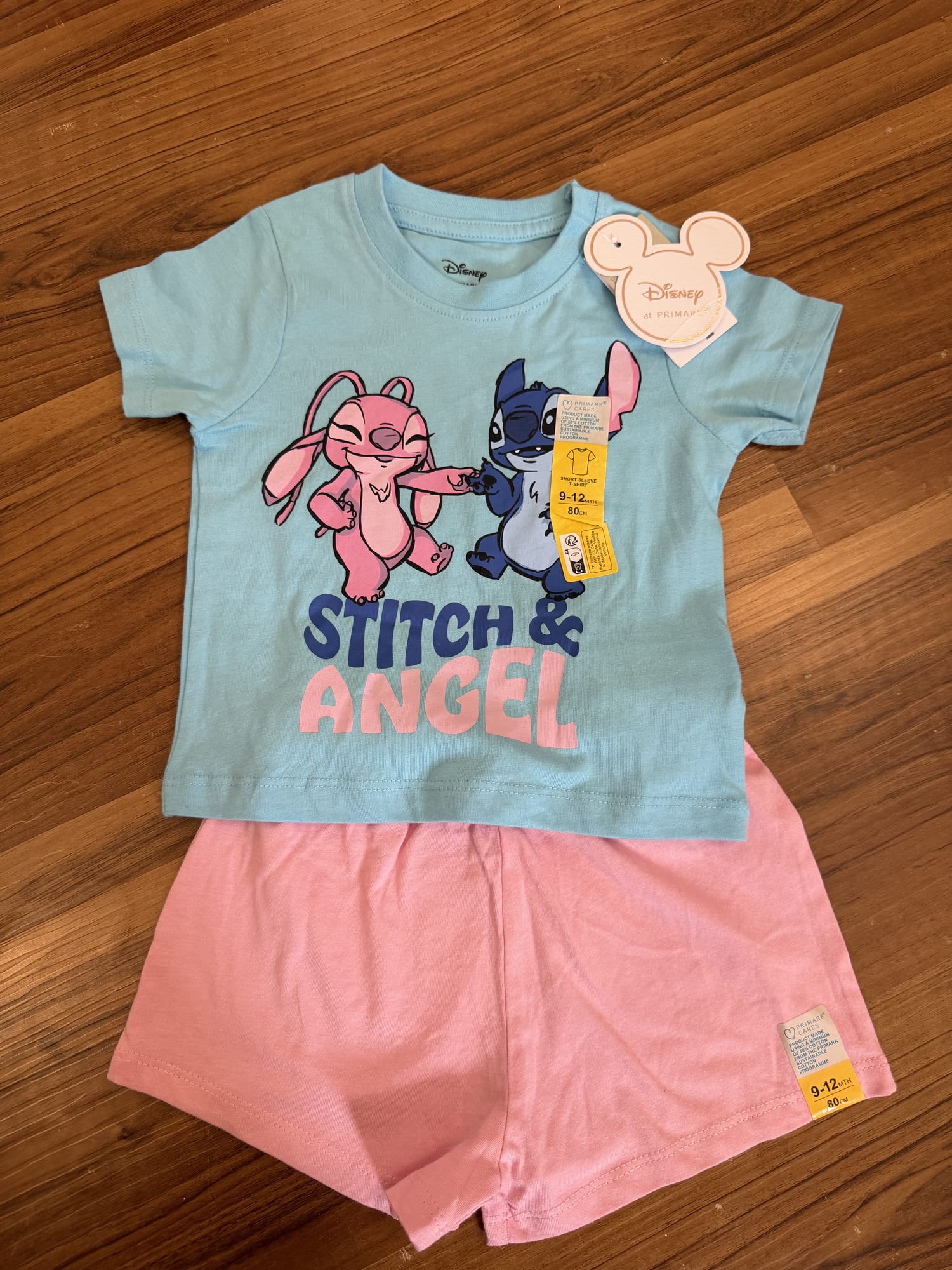 Original Disney Stitch T-shirt & shorts set