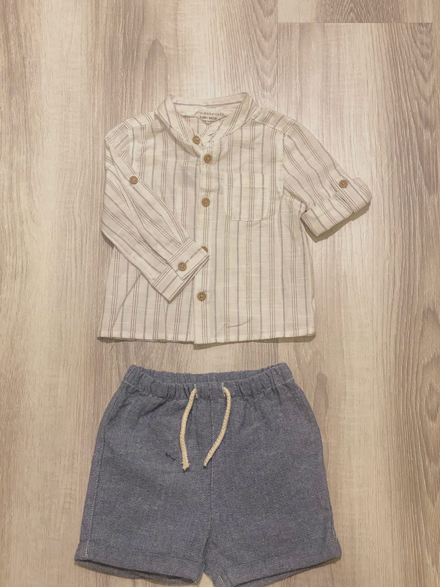 Long Sleeve Shirt & Shorts Set - additional photo 2