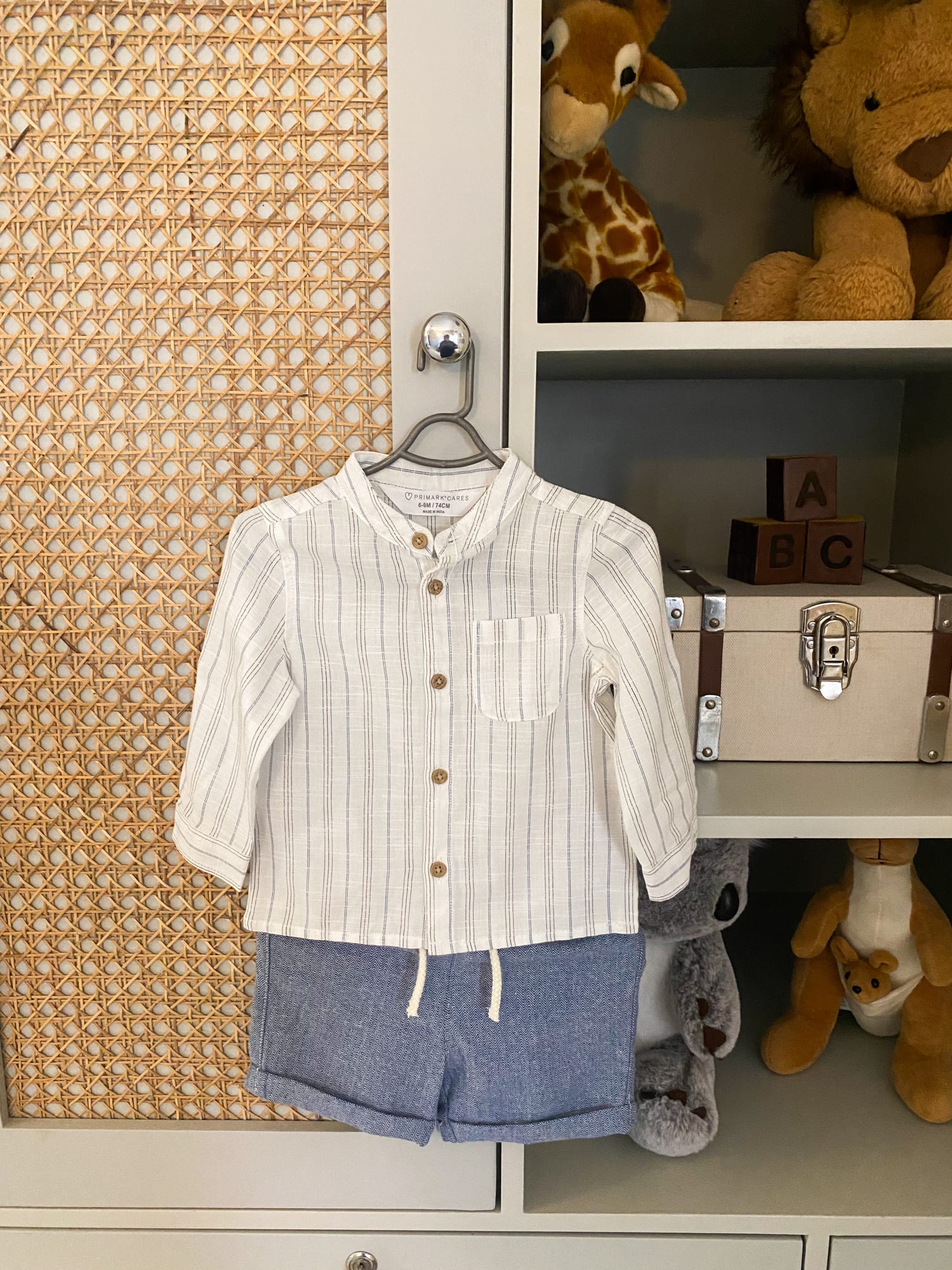 Long Sleeve Shirt & Shorts Set
