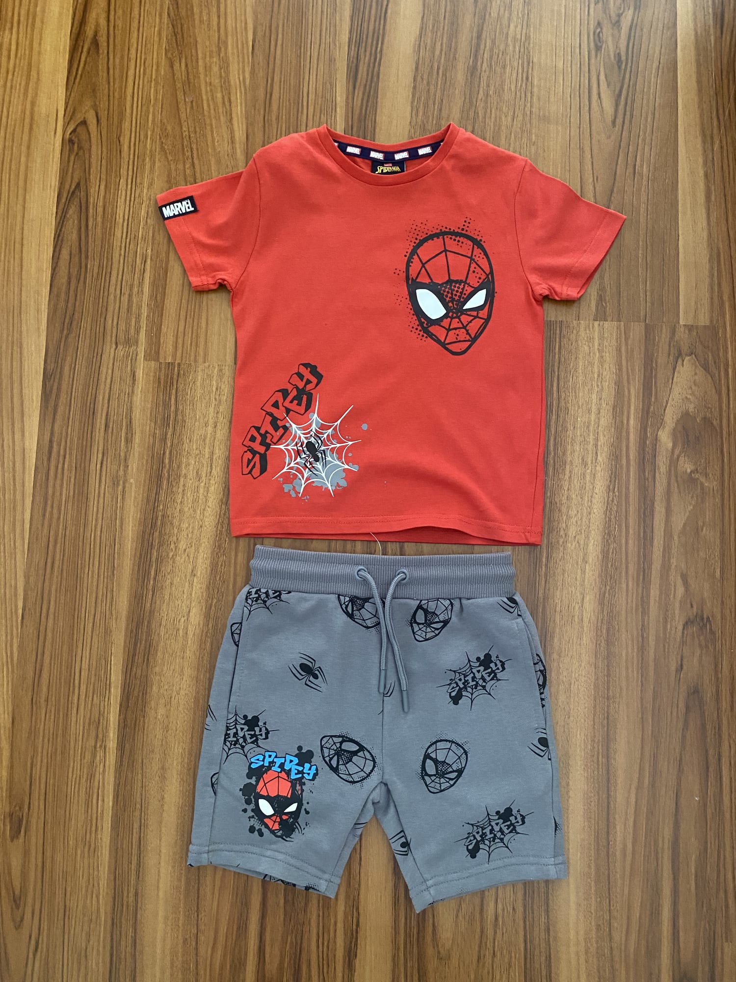 Marvel Spiderman T Shirt & Shorts Set