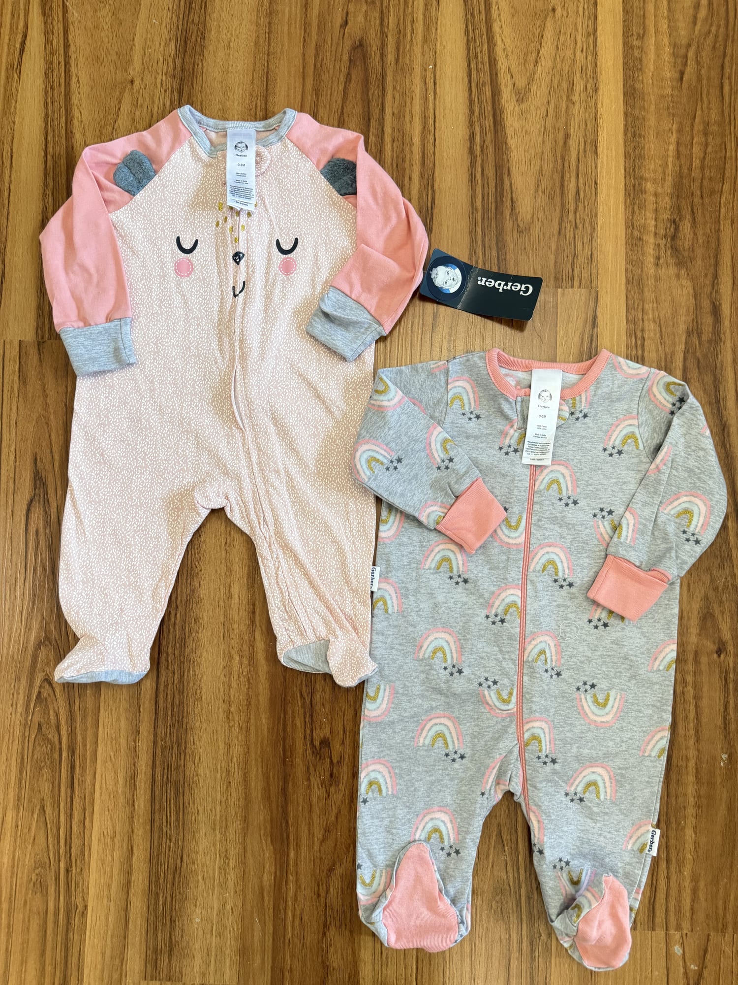 Gerber Pack of 2 Sleepsuit Set
