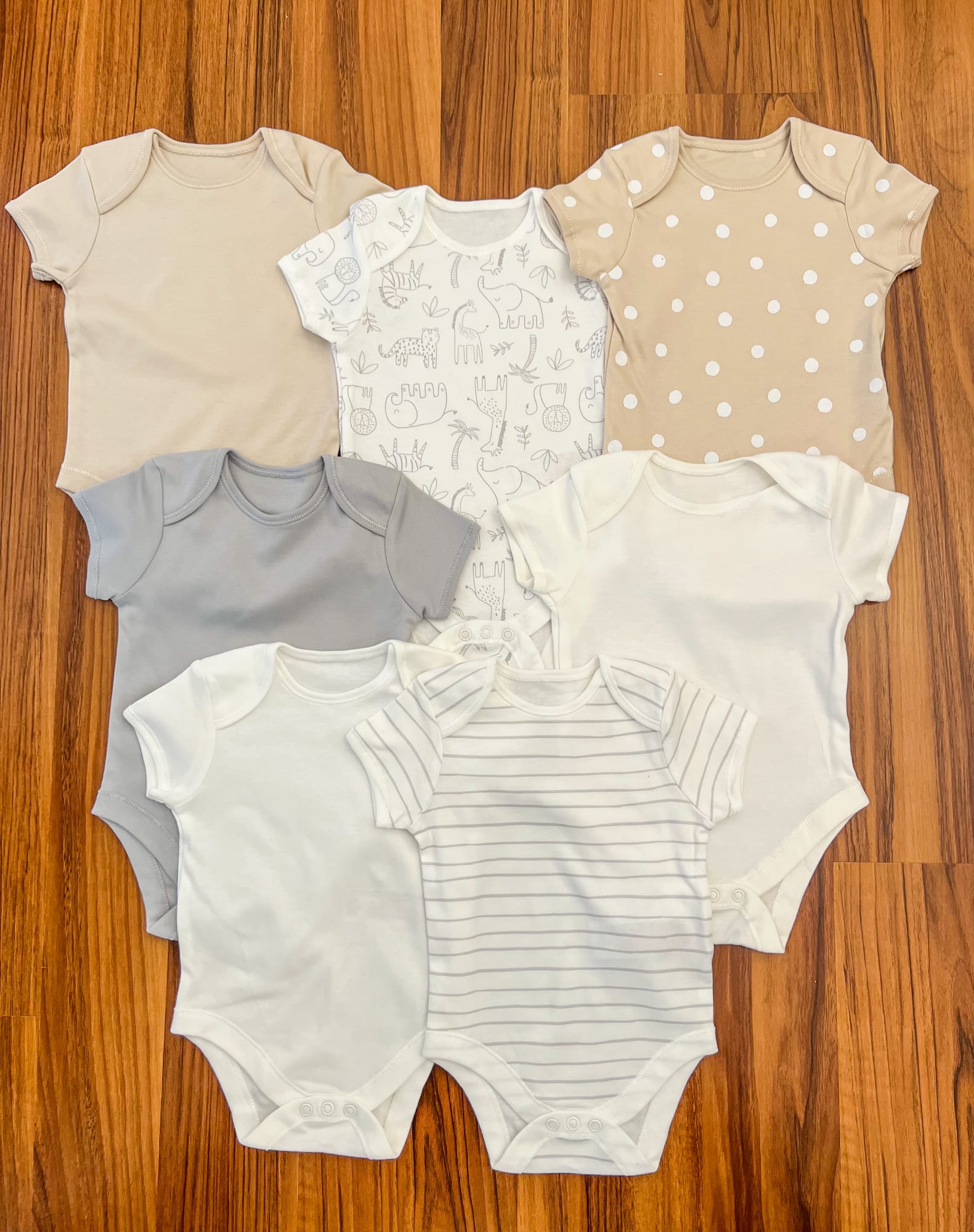 Pack of 7 Bodysuit Set